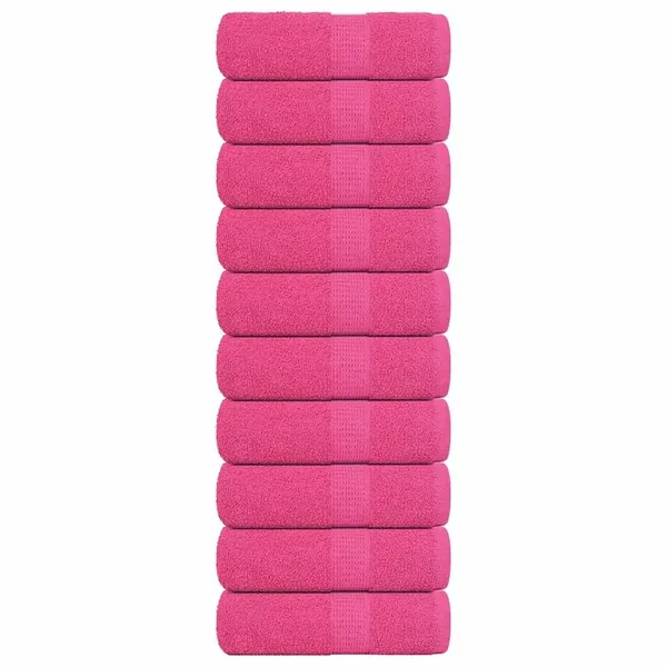 Serviettes d'invité FROGN 10 pcs rose 30x50 cm 360 g/m²