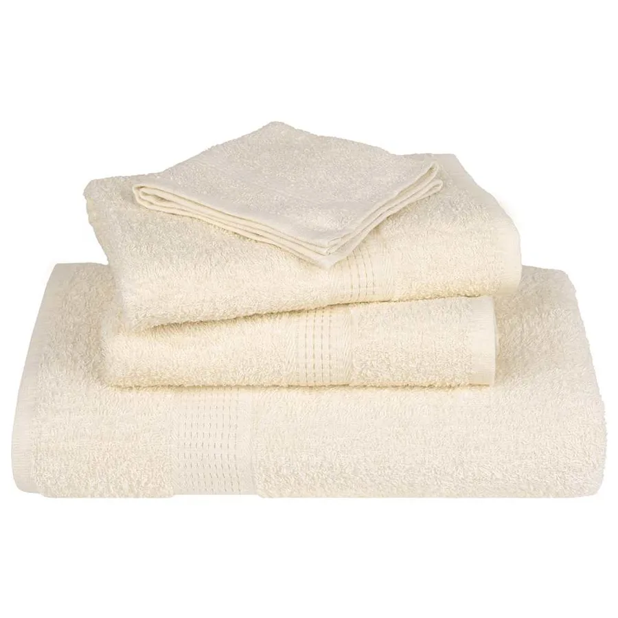 Essuie-mains FROGN 4 pcs crème 50x100 cm 360 g/m² - 4