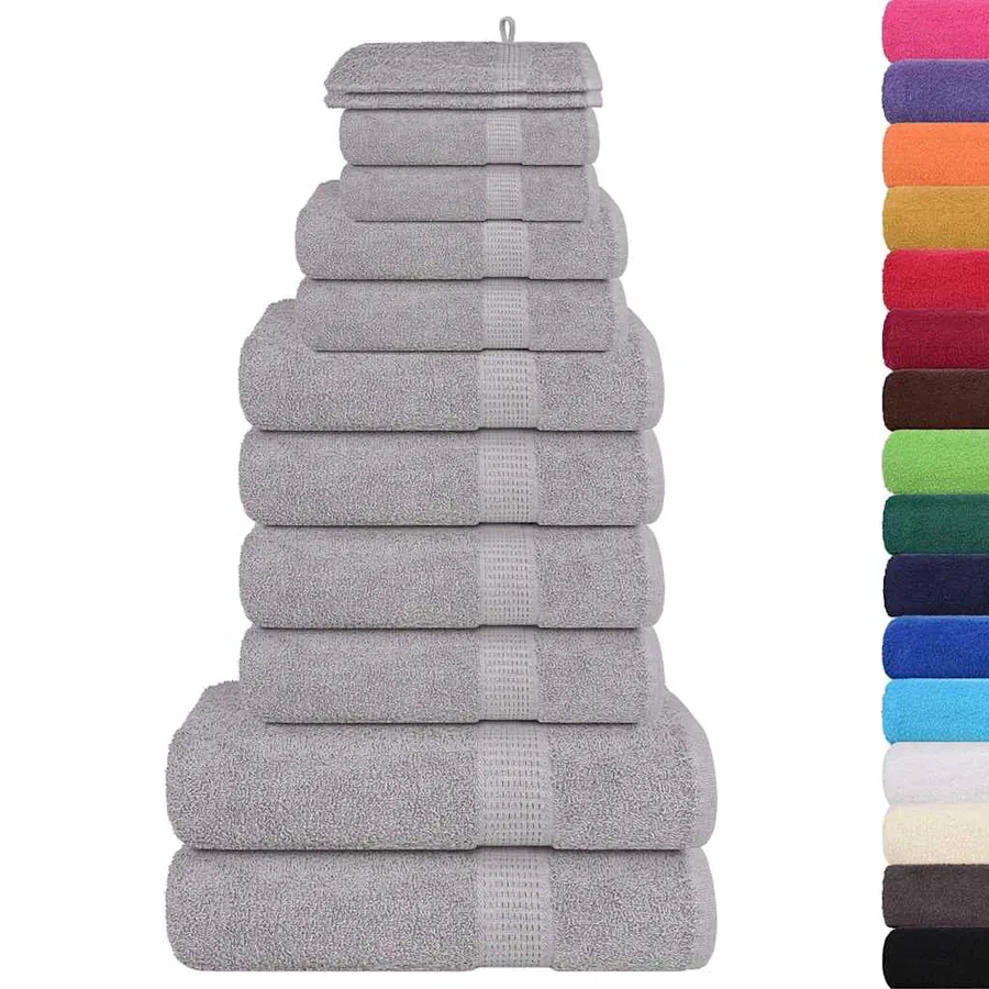 Ensemble de serviettes FROGN 12 pcs gris 360 g/m² - 2