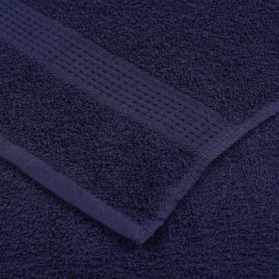 Serviettes de sauna FROGN 2 pcs bleu marine 80x200 cm 360 g/m² - 6