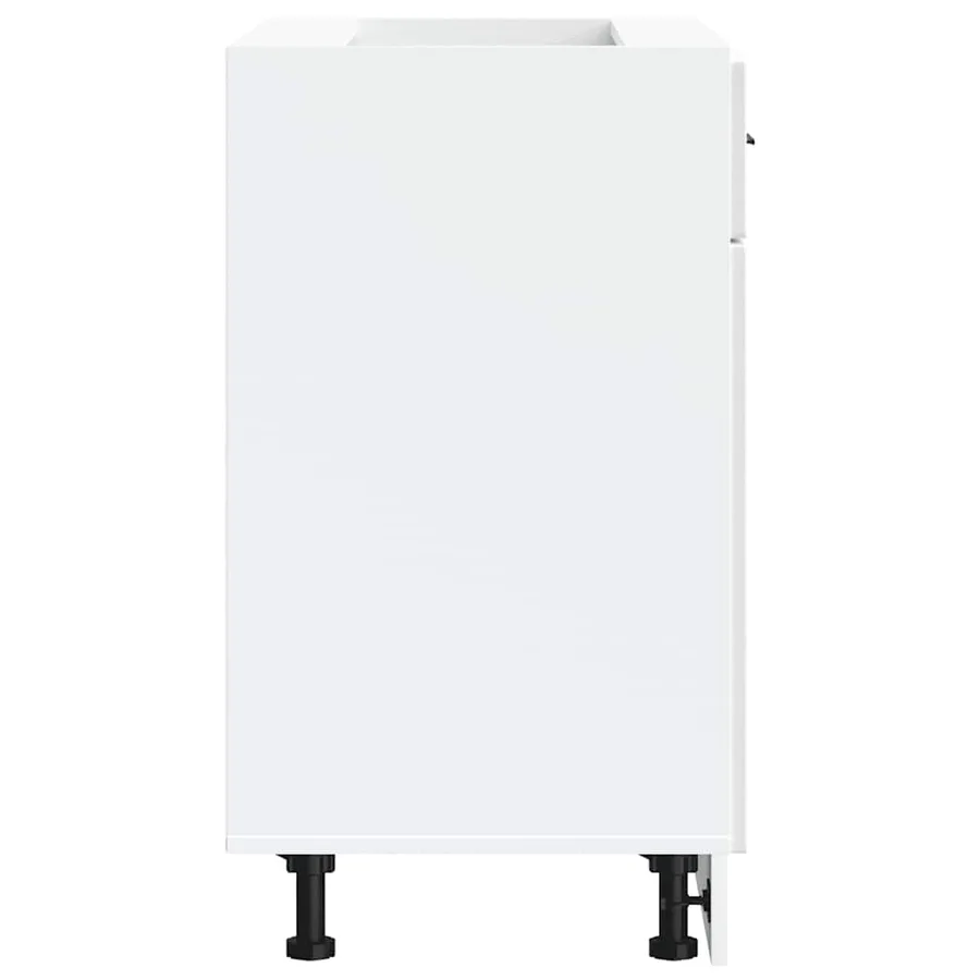 Armoire de cuisine Porto blanc brillant bois ingénierie - 6
