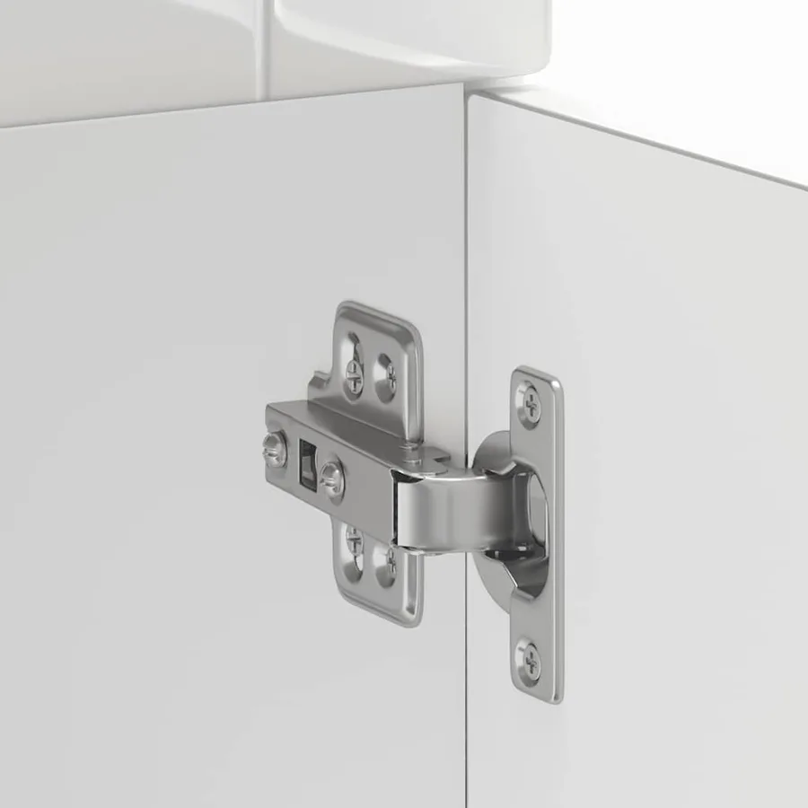 Armoire de cuisine Porto blanc brillant bois ingénierie - 9