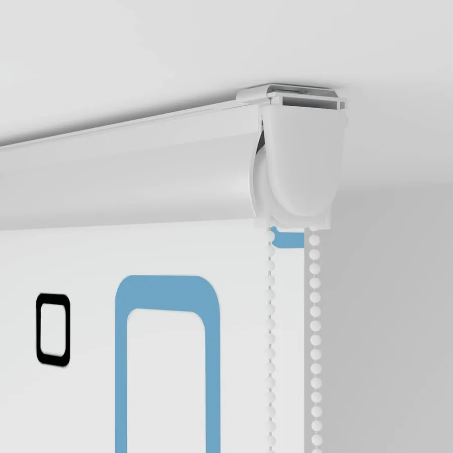 Store enrouleur de douche avec cassette largeur du tissu 146 cm - 9