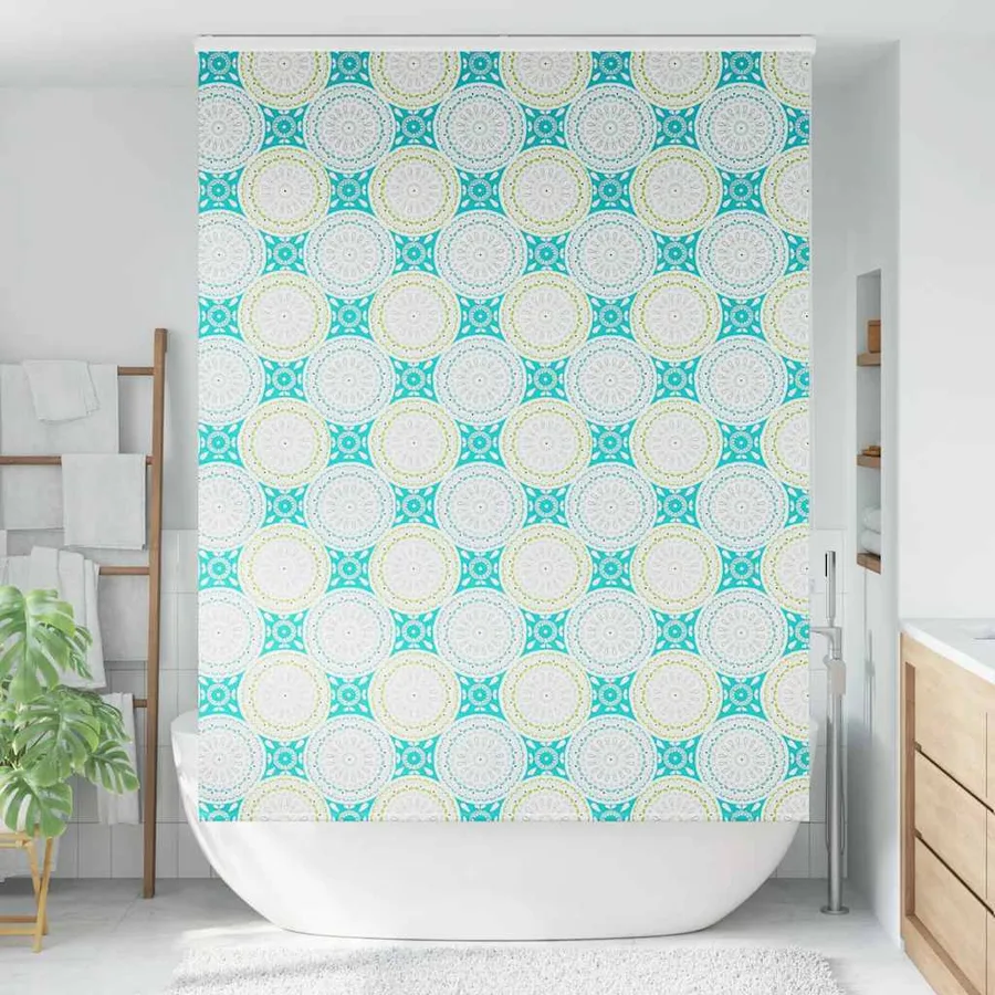Store enrouleur de douche avec cassette largeur du tissu 146 cm - 2