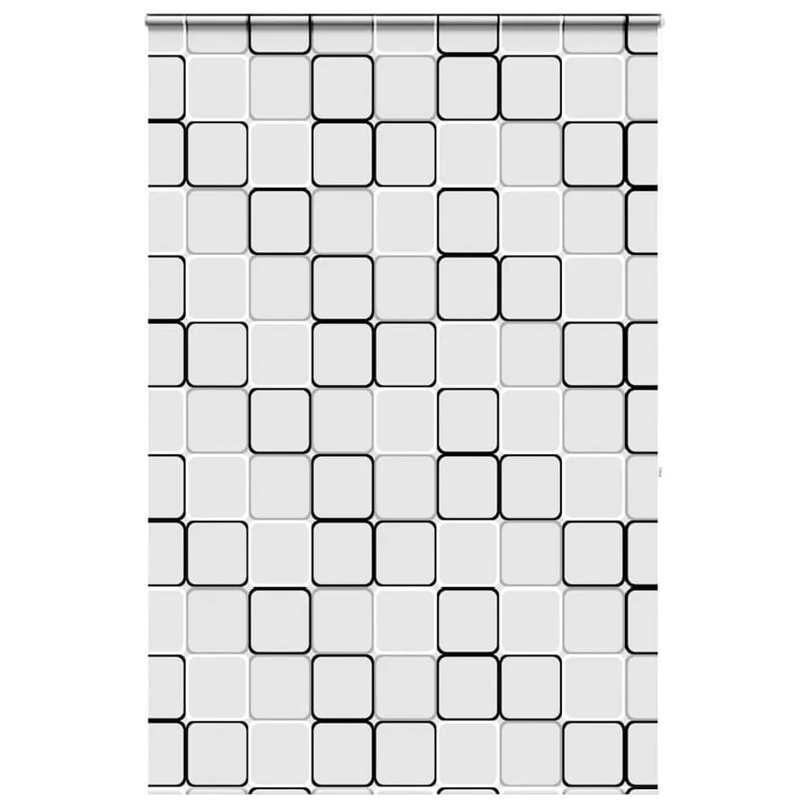 Store enrouleur de douche avec cassette largeur du tissu 146 cm