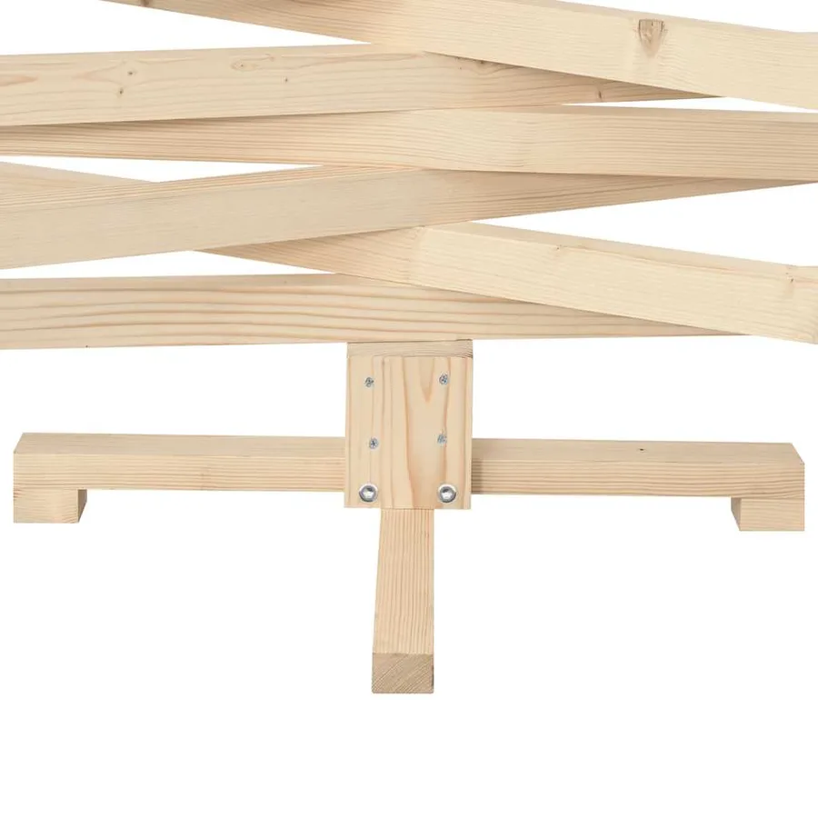Arbre de Noël en bois pour décoration 180 cm bois massif de pin - 11