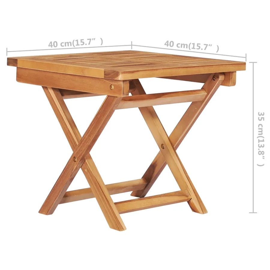 Chaises longues lot de 2 avec table et coussin Bois teck solide - 10