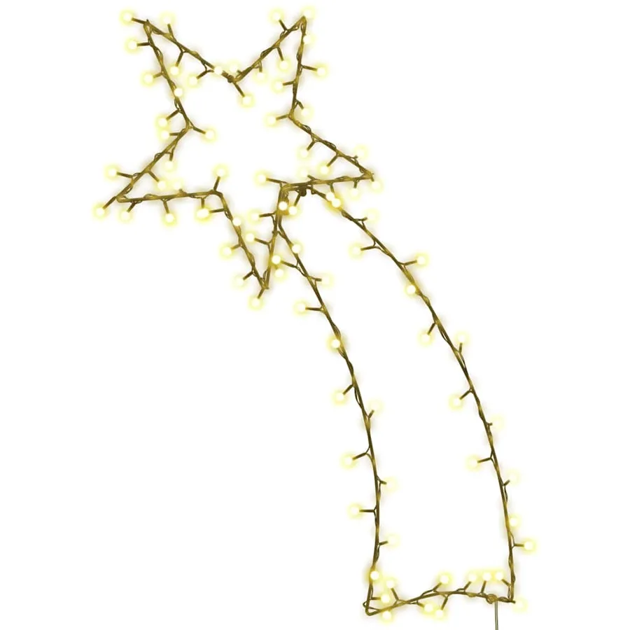 Lumières de Noël silhouette d'étoile filante 115 LED - 2