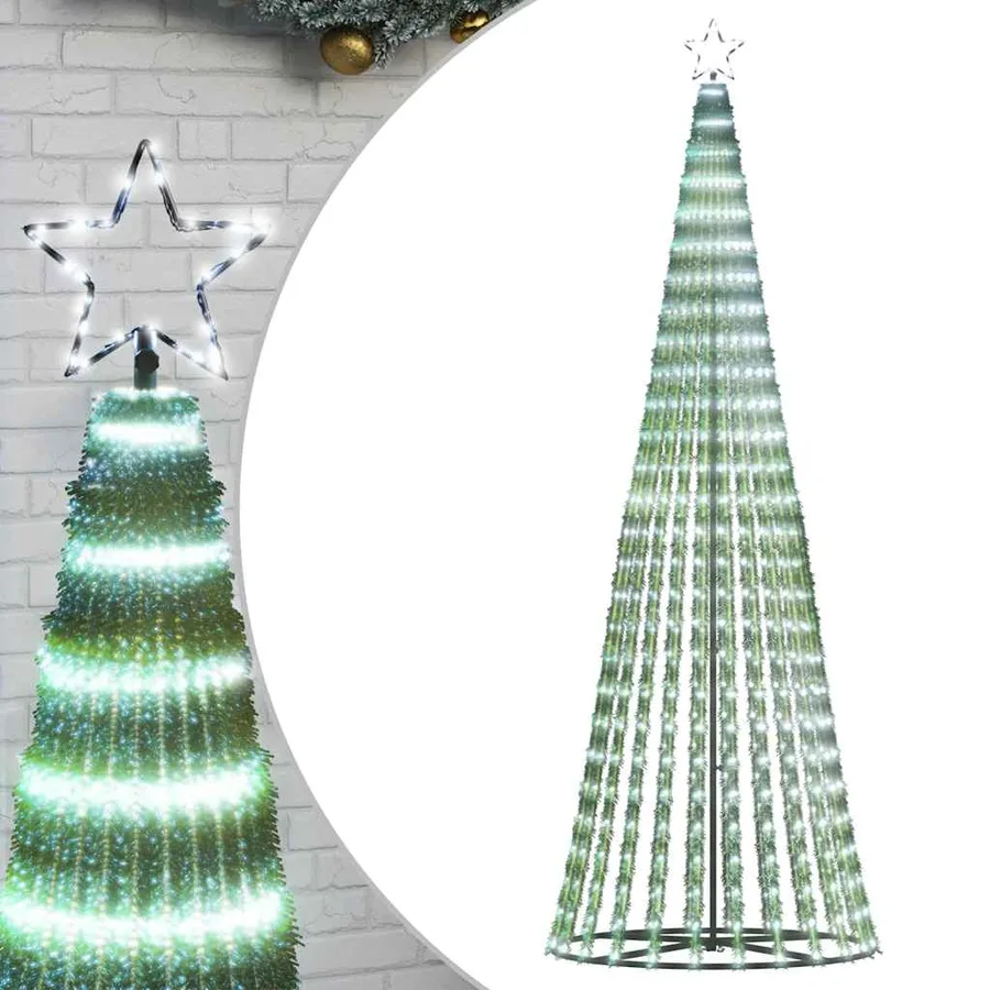 Sapin de Noël à LED 475 LED blanc froid 247 cm - 2