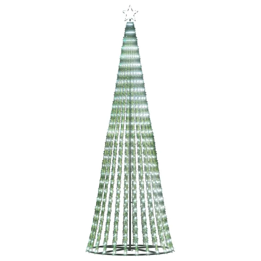 Sapin de Noël à LED 475 LED blanc froid 247 cm - 5