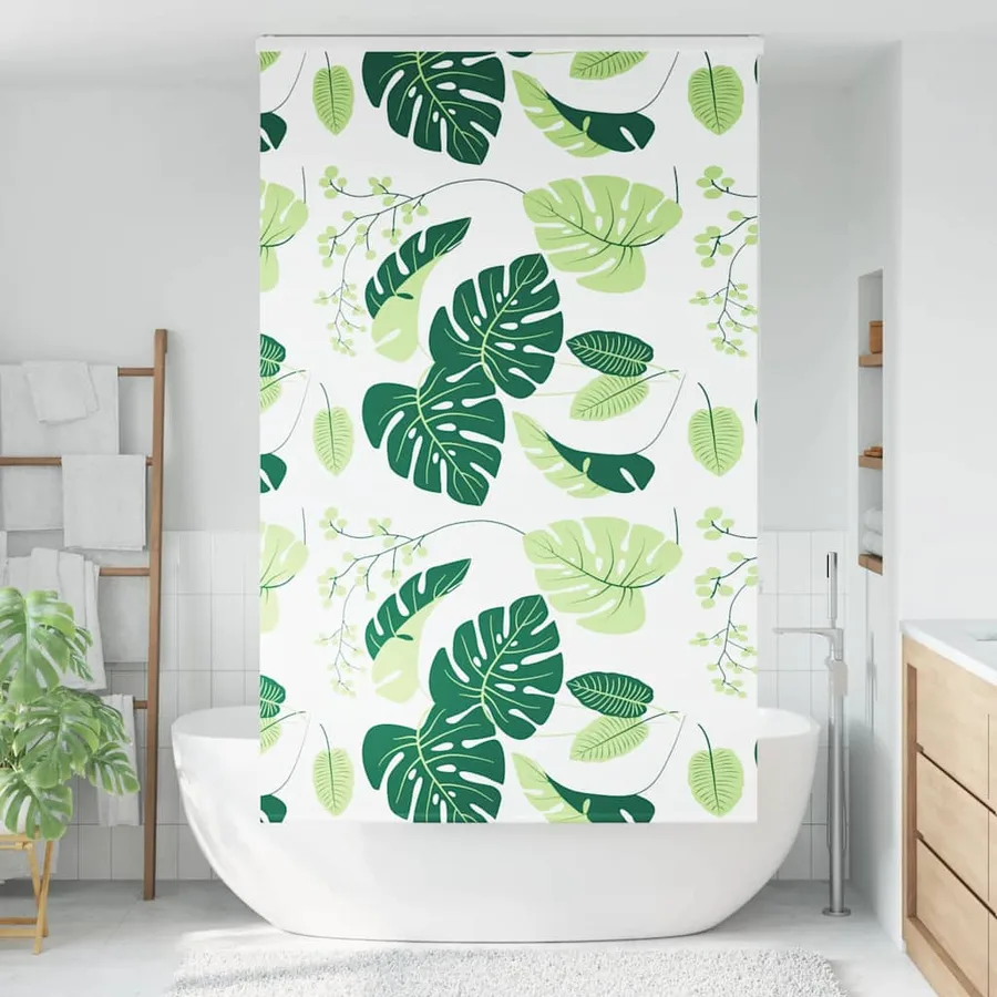Store enrouleur de douche avec cassette largeur du tissu 116 cm - 2