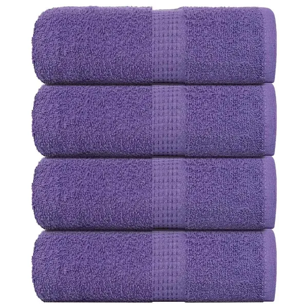 Serviettes d'invité FROGN 4 pcs violet 30x50 cm 360 g/m²