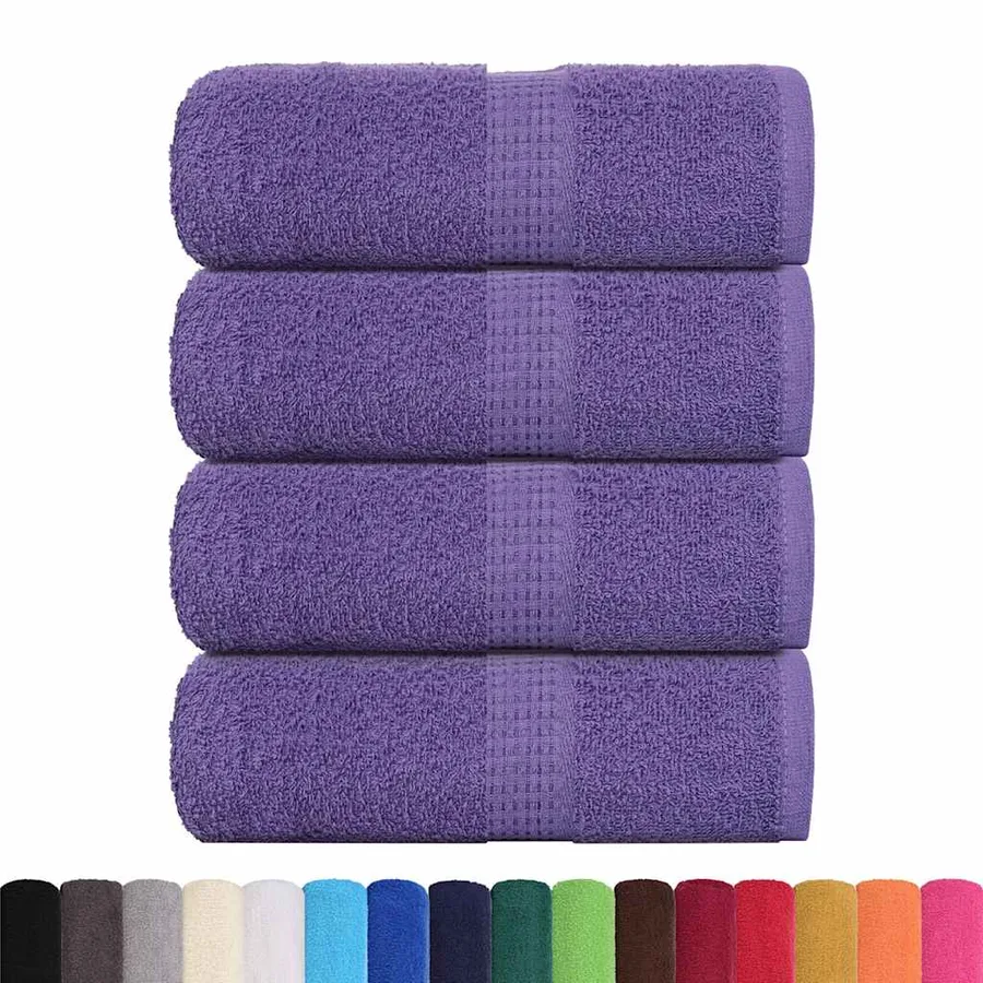 Serviettes d'invité FROGN 4 pcs violet 30x50 cm 360 g/m² - 2