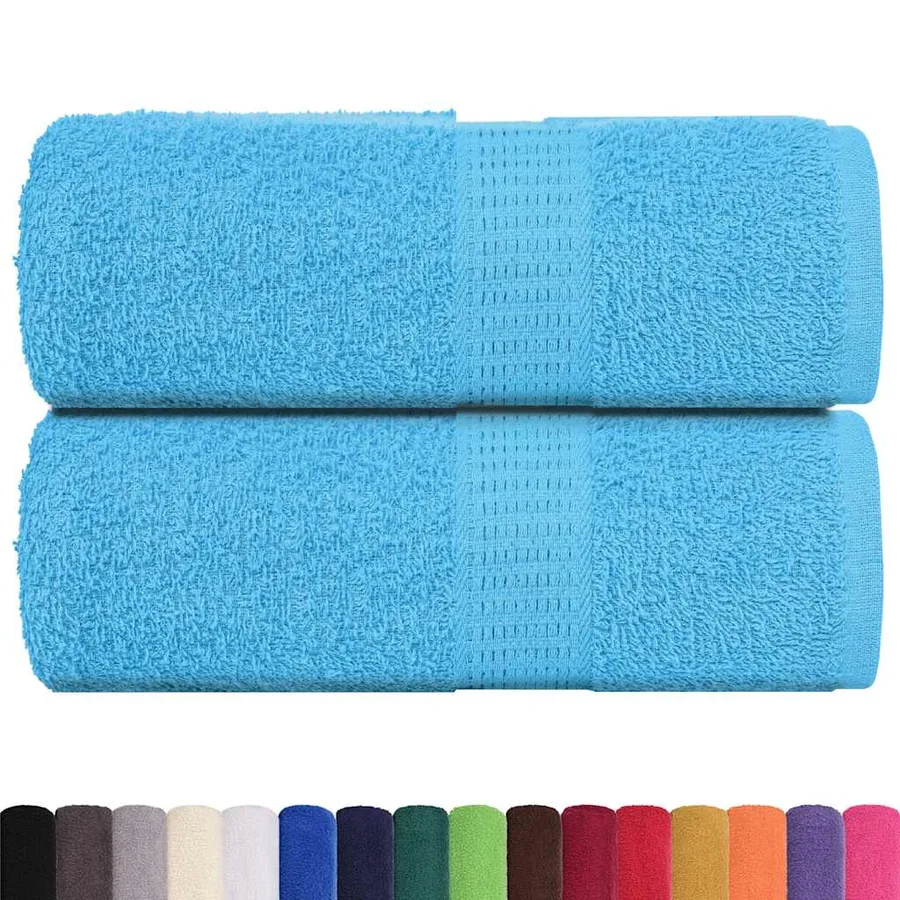 Serviettes d'invité FROGN 2 pcs turquoise 30x50cm 360 g/m² - 2