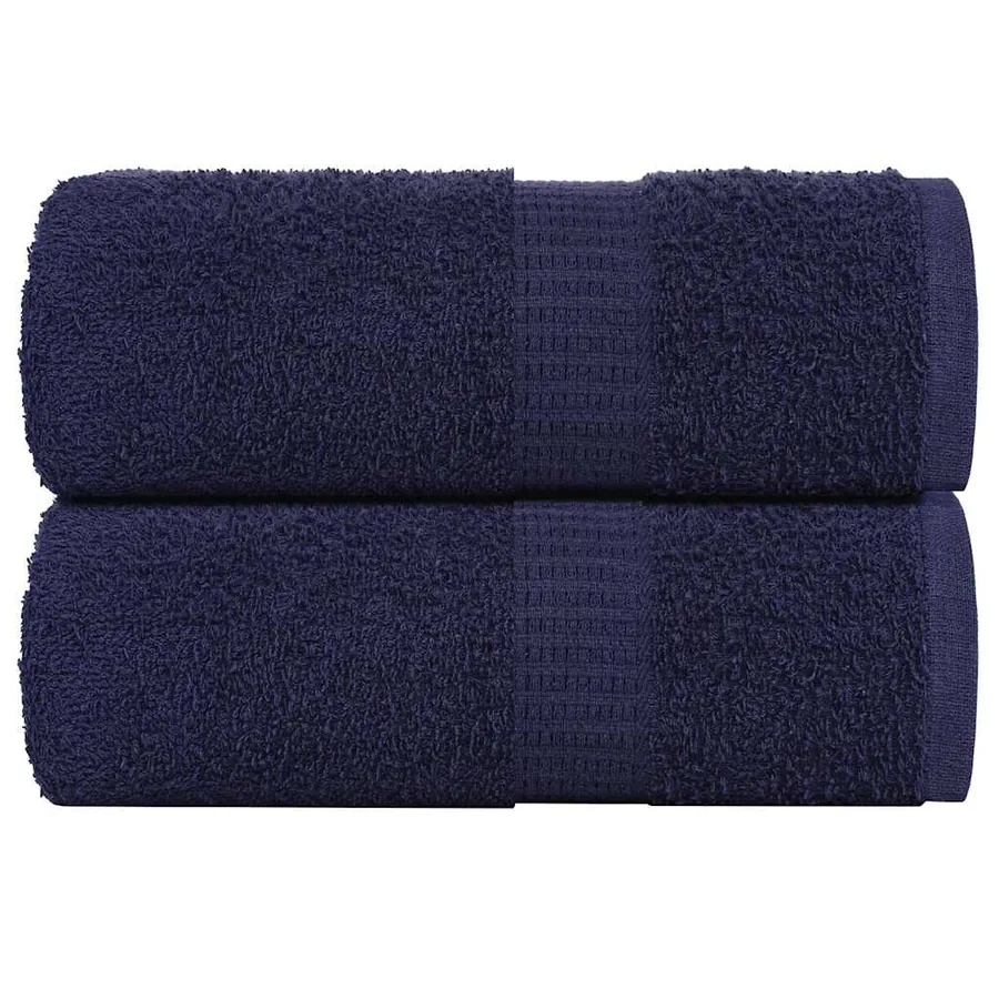 Serviettes d'invité FROGN 2 pcs bleu marine 30x50 cm 360 g/m²