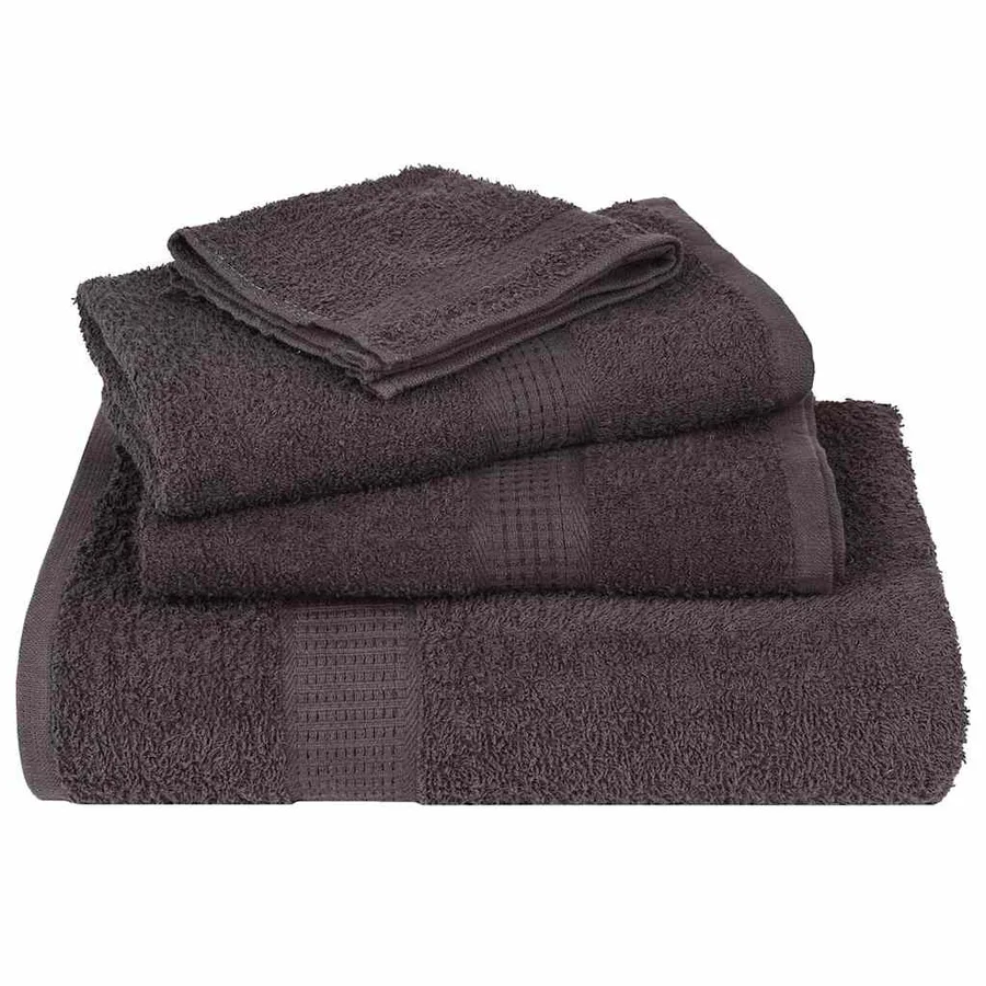 Serviettes d'invité FROGN 2 pcs anthracite 30x50cm 360 g/m² - 4