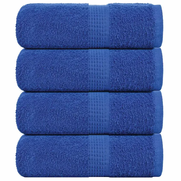 Serviettes de toilette FROGN 4 pièces Bleu 30x30 cm 360 g/m²