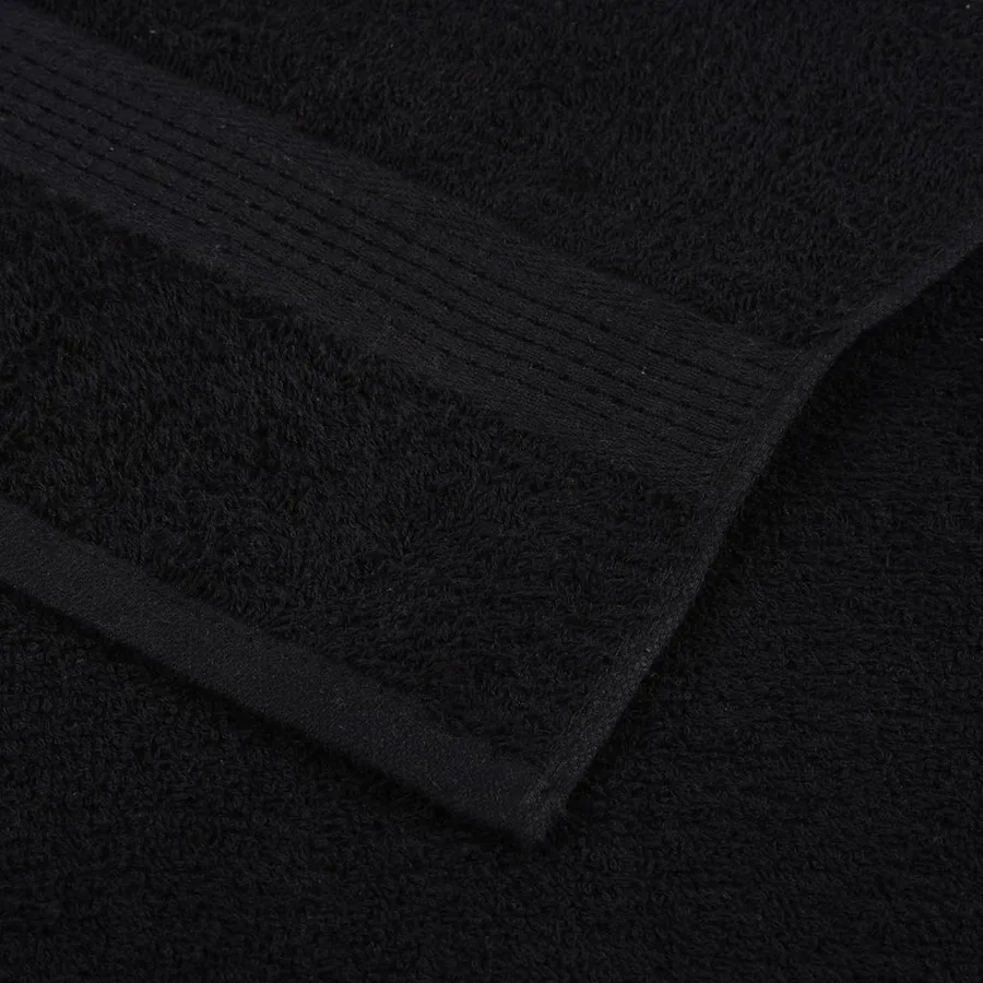 Serviettes de toilette FROGN 2 pièces Noir 30x30 cm 360 g/m² - 6