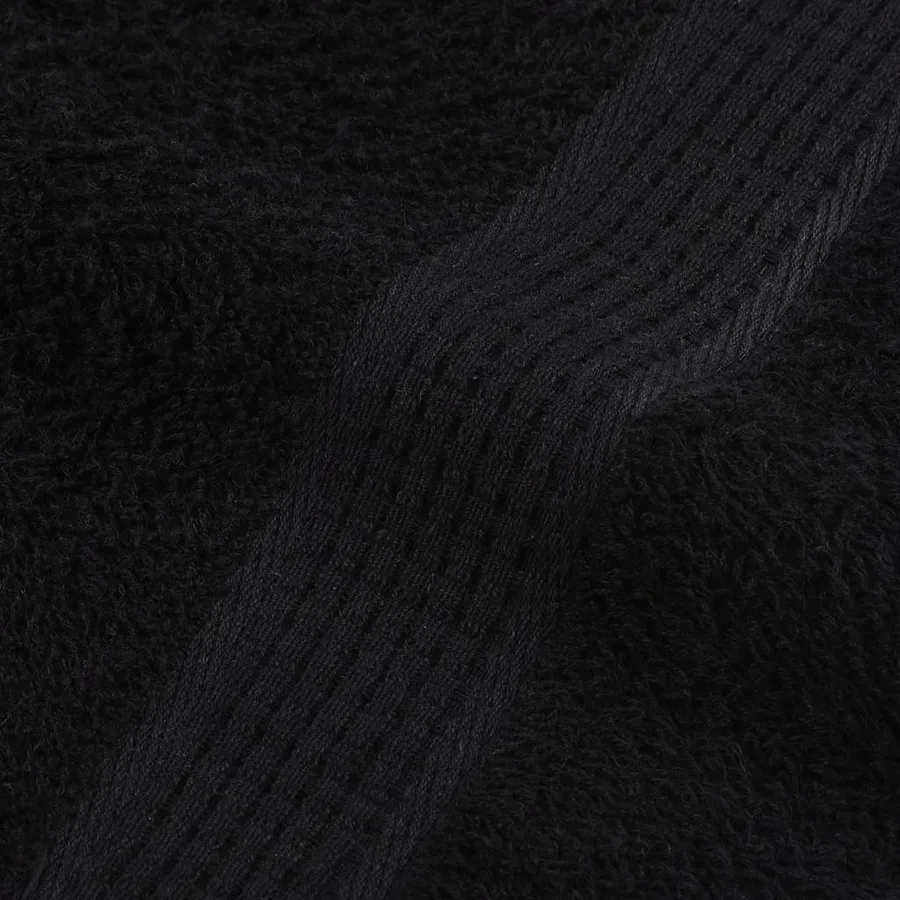 Serviettes de toilette FROGN 2 pièces Noir 30x30 cm 360 g/m² - 7