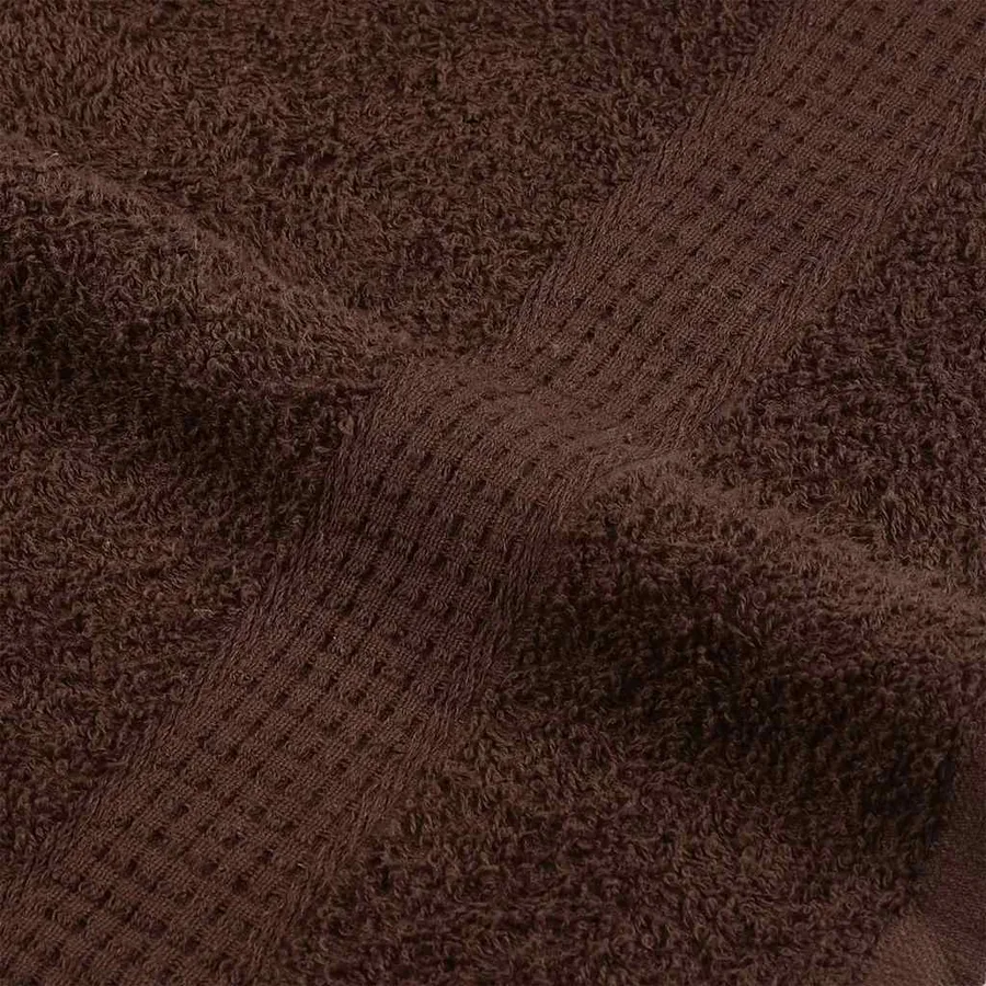 Serviettes de toilette FROGN 4 pièces Marron 30x30 cm 360 g/m² - 7