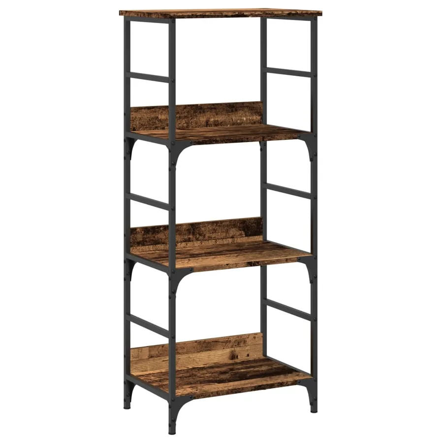 Bibliothèque vieux bois 50x33x117,5 cm bois d'ingénierie - 2