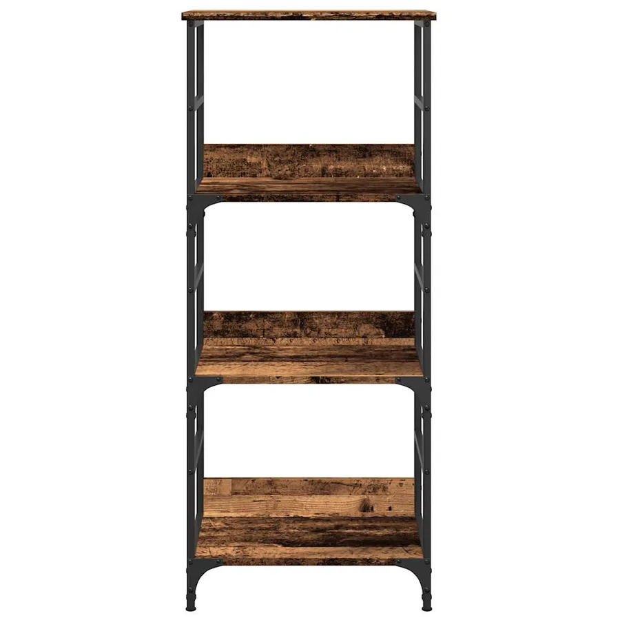 Bibliothèque vieux bois 50x33x117,5 cm bois d'ingénierie - 4
