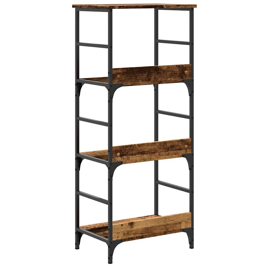 Bibliothèque vieux bois 50x33x117,5 cm bois d'ingénierie - 6