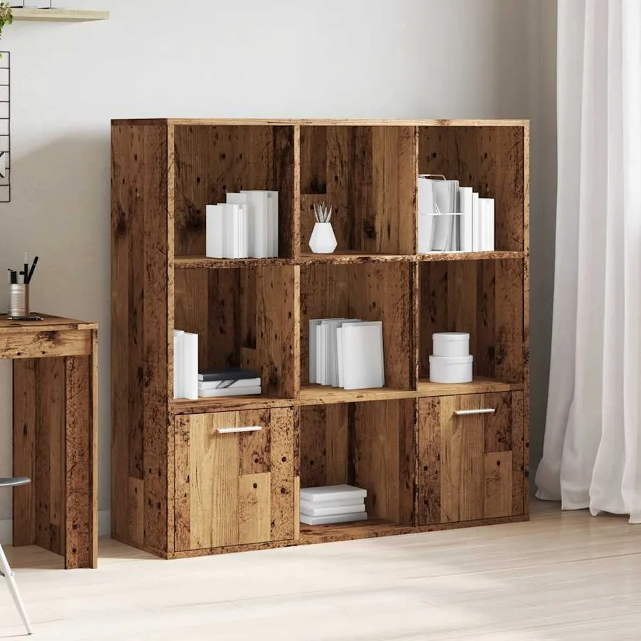 Meuble vieux bois 98x29x97,5 cm bois d'ingénierie - 3