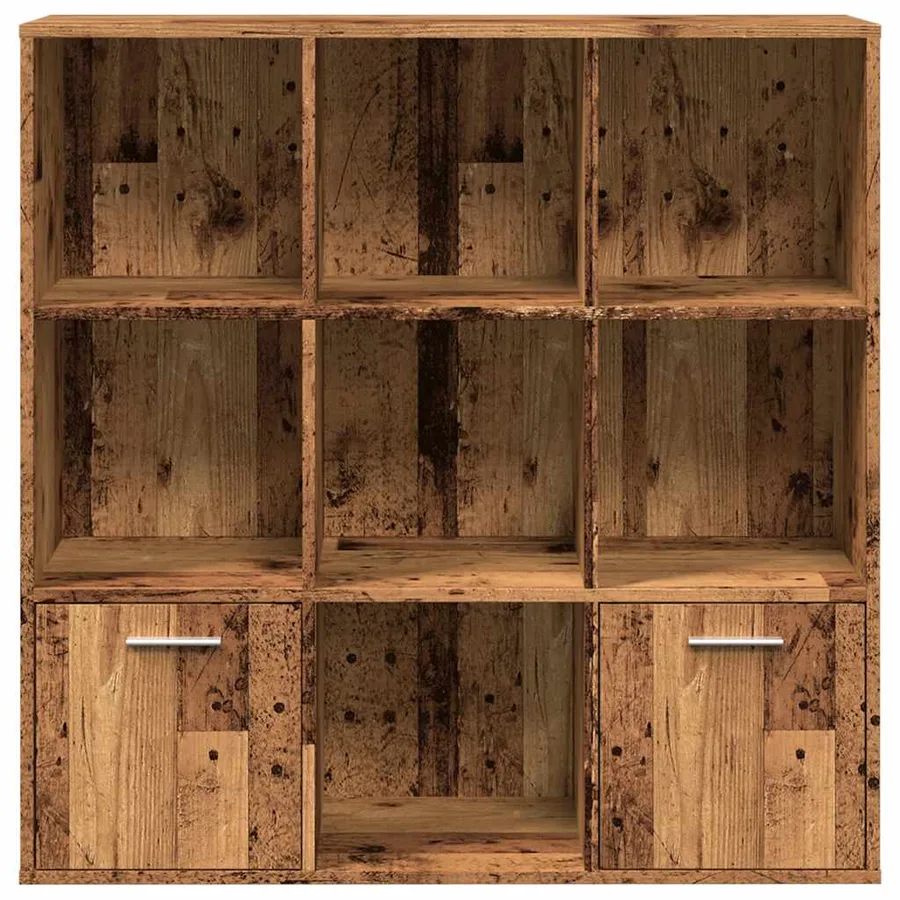 Meuble vieux bois 98x29x97,5 cm bois d'ingénierie - 5