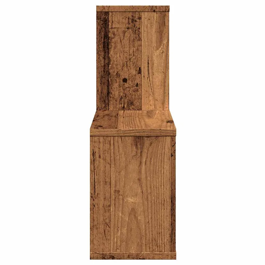Étagère murale vieux bois 100x18x53 cm bois d'ingénierie - 5