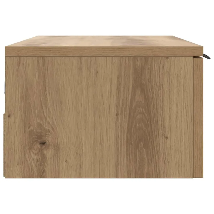 Armoire murale chêne artisanal 68x30x20 cm bois d'ingénierie - 6