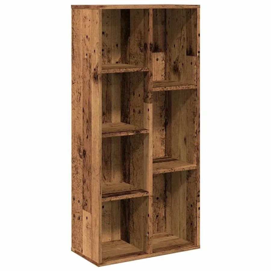 Bibliothèque vieux bois 50x25x104 cm - 2