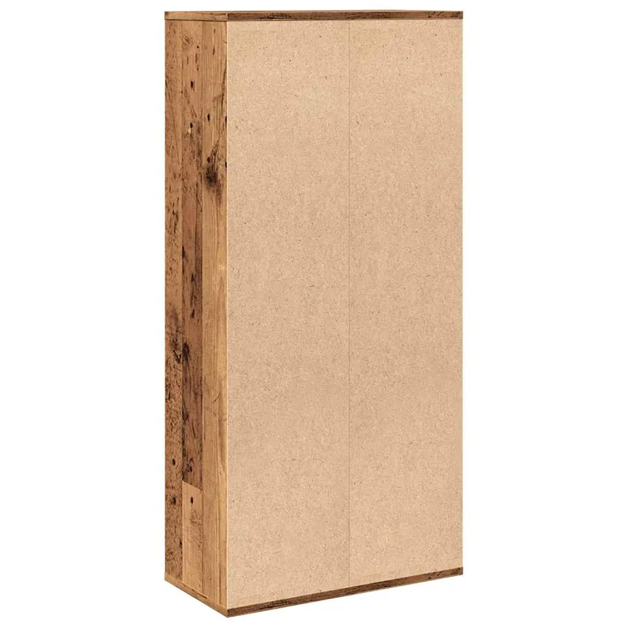 Bibliothèque vieux bois 50x25x104 cm - 7