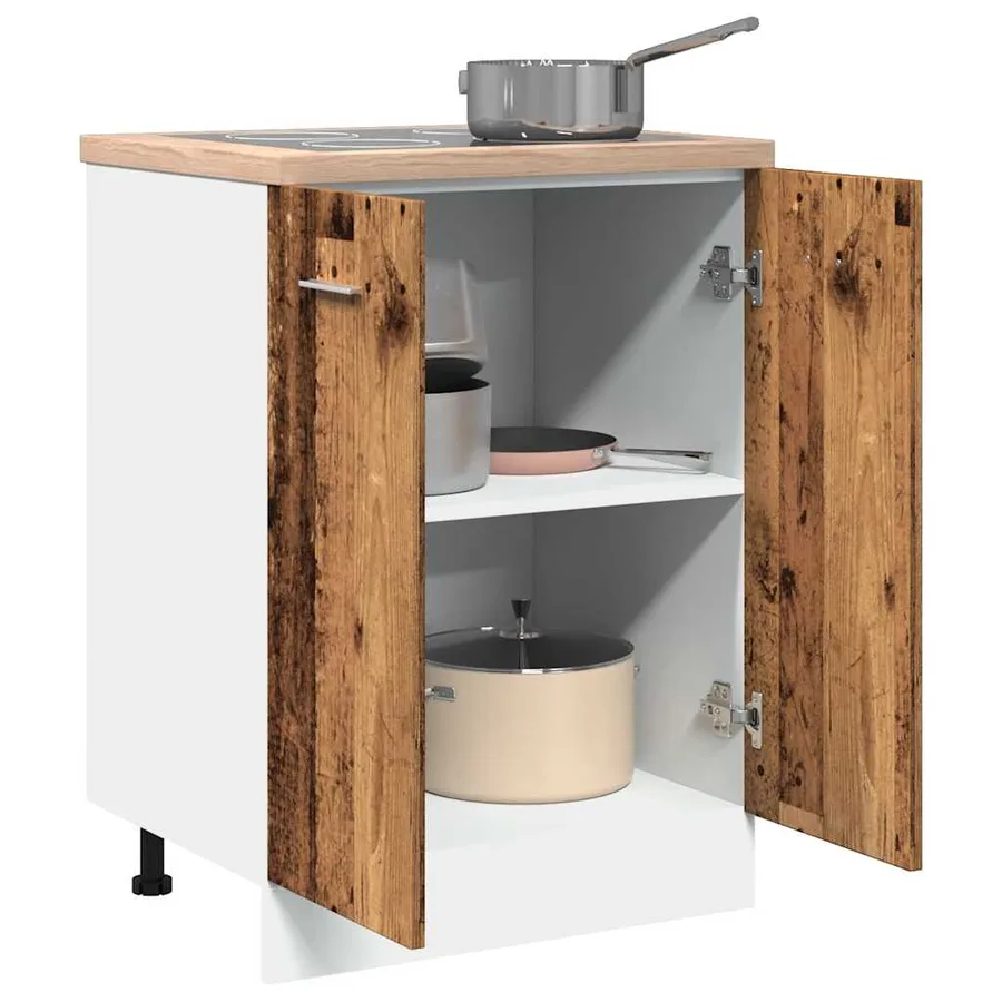 Meuble bas "Lyon" Bois ancien 60 x 46 x 81,5 cm Bois d'ingénierie - 4