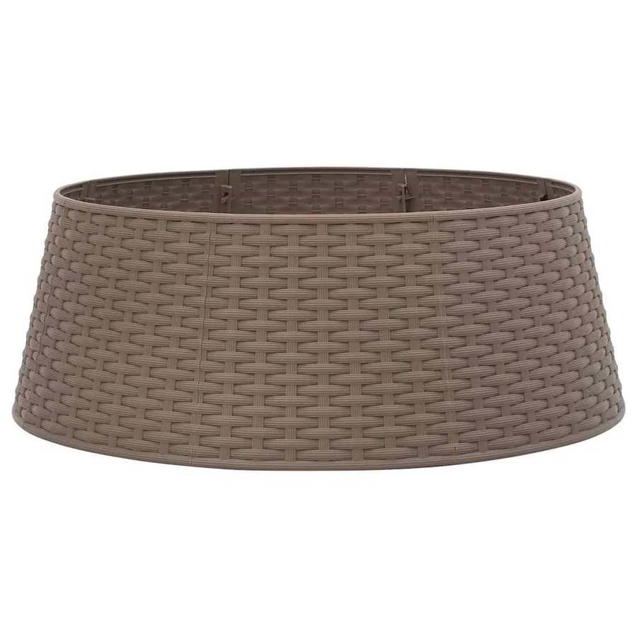 Jupe de sapin de Noël marron Ø65x23 cm plastique - 2
