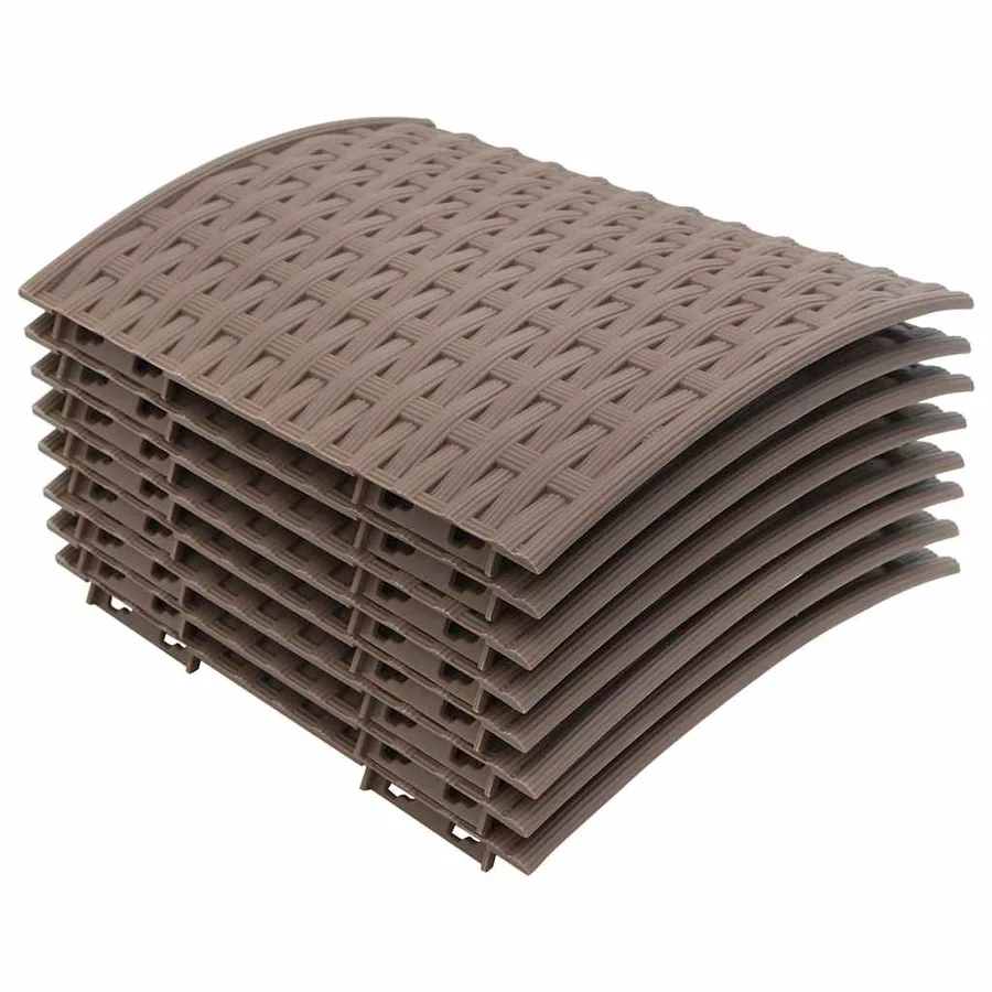 Jupe de sapin de Noël marron Ø65x23 cm plastique - 3