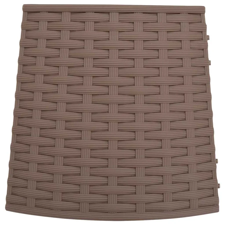 Jupe de sapin de Noël marron Ø65x23 cm plastique - 5