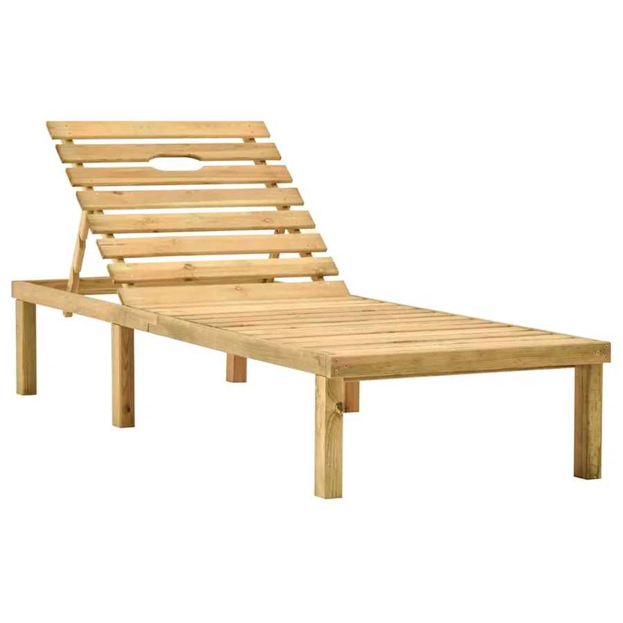 Chaise longue Bois de pin imprégné - 2