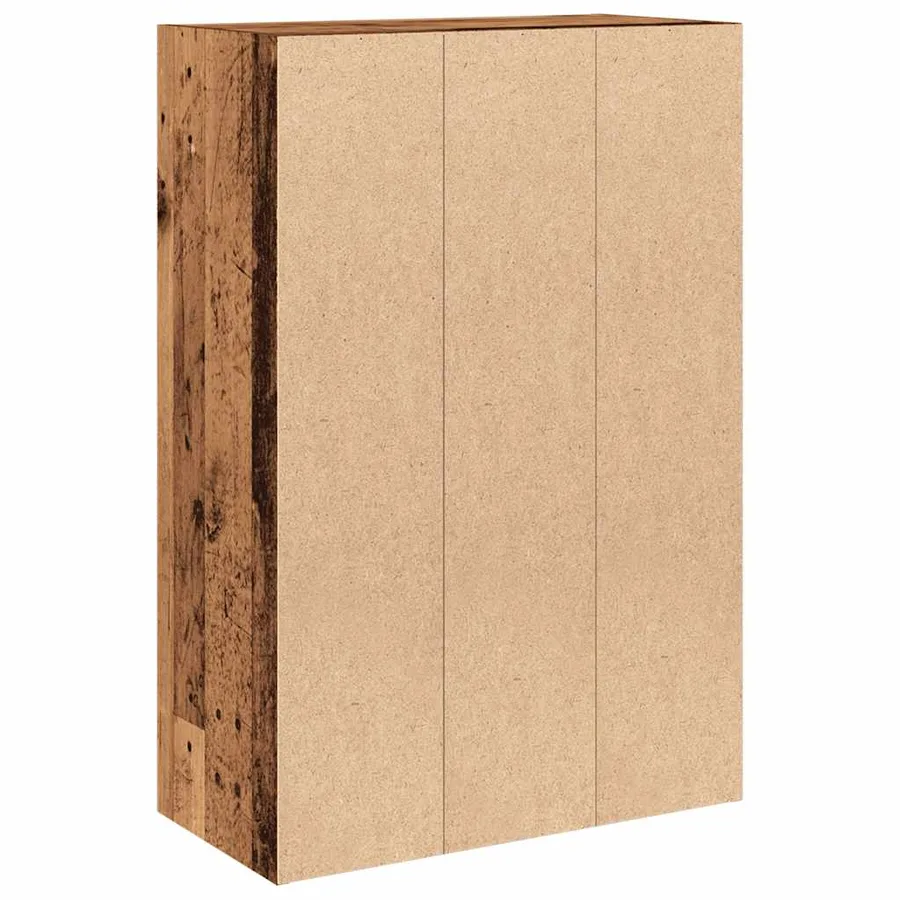 Bibliothèque vieux bois 60,5x30x90 cm bois d'ingénierie - 8