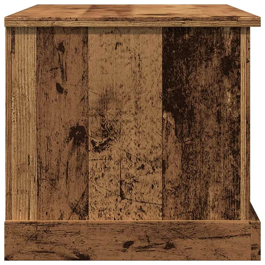 Boîtes de rangement vieux bois 70x40x38 cm bois d'ingénierie - 7
