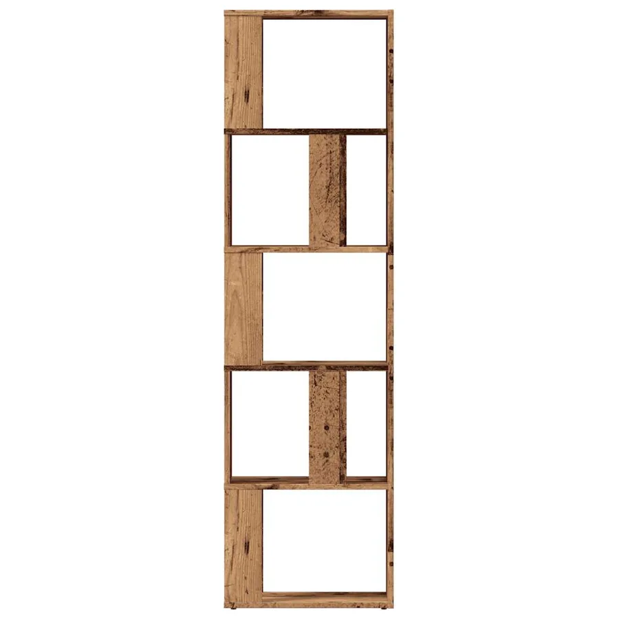 Bibliothèque vieux bois 45x24x159 cm bois d'ingénierie - 5