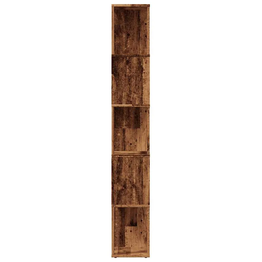 Bibliothèque vieux bois 45x24x159 cm bois d'ingénierie - 6