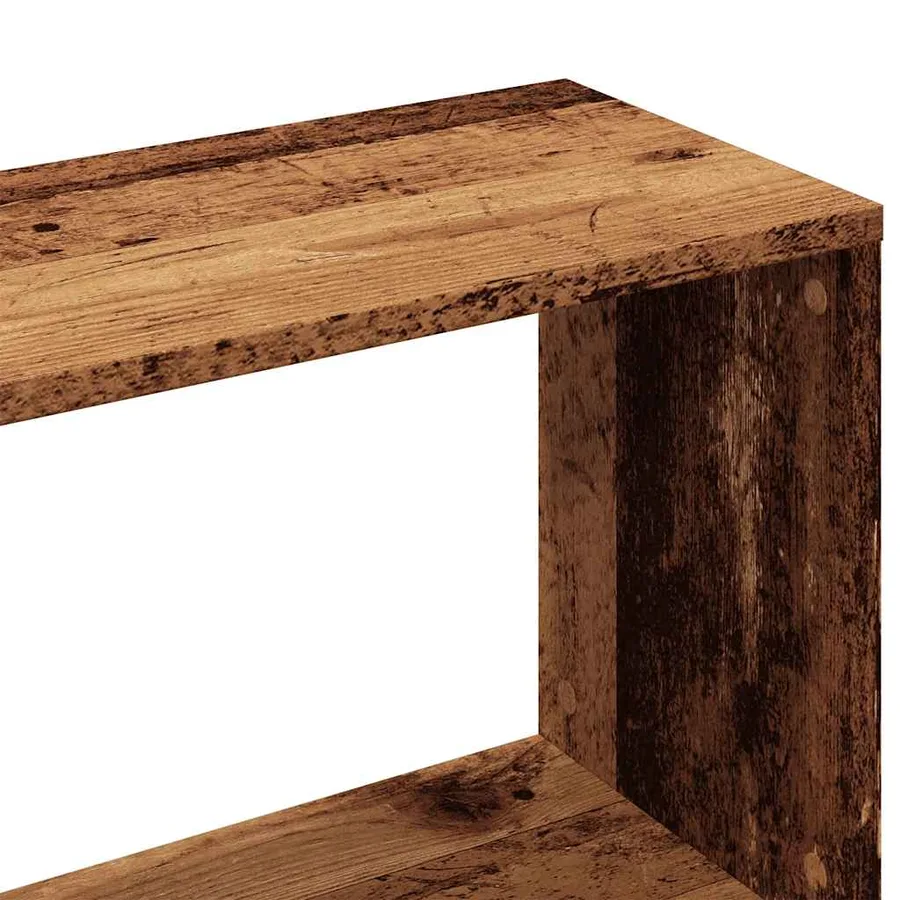 Bibliothèque vieux bois 45x24x159 cm bois d'ingénierie - 8