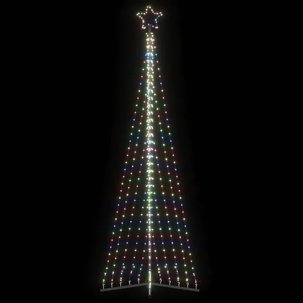 Sapin de Noël à LED 495 LED colorées 300,5 cm