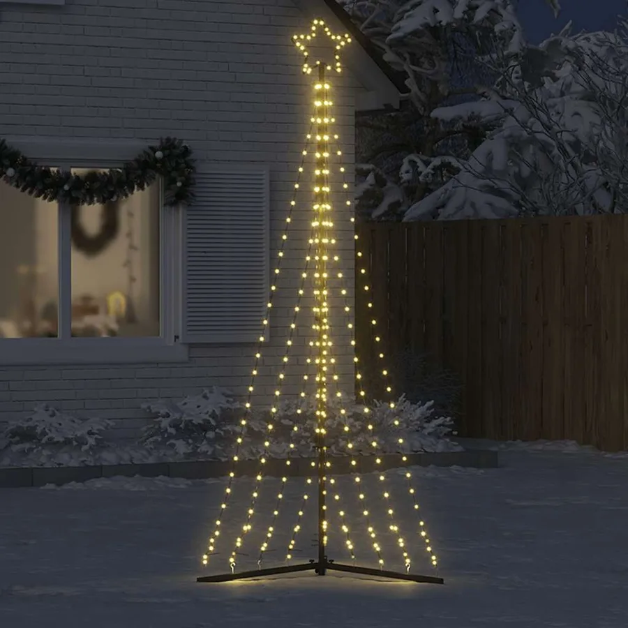 Sapin de Noël à LED 447 LED blanc chaud 250 cm - 3