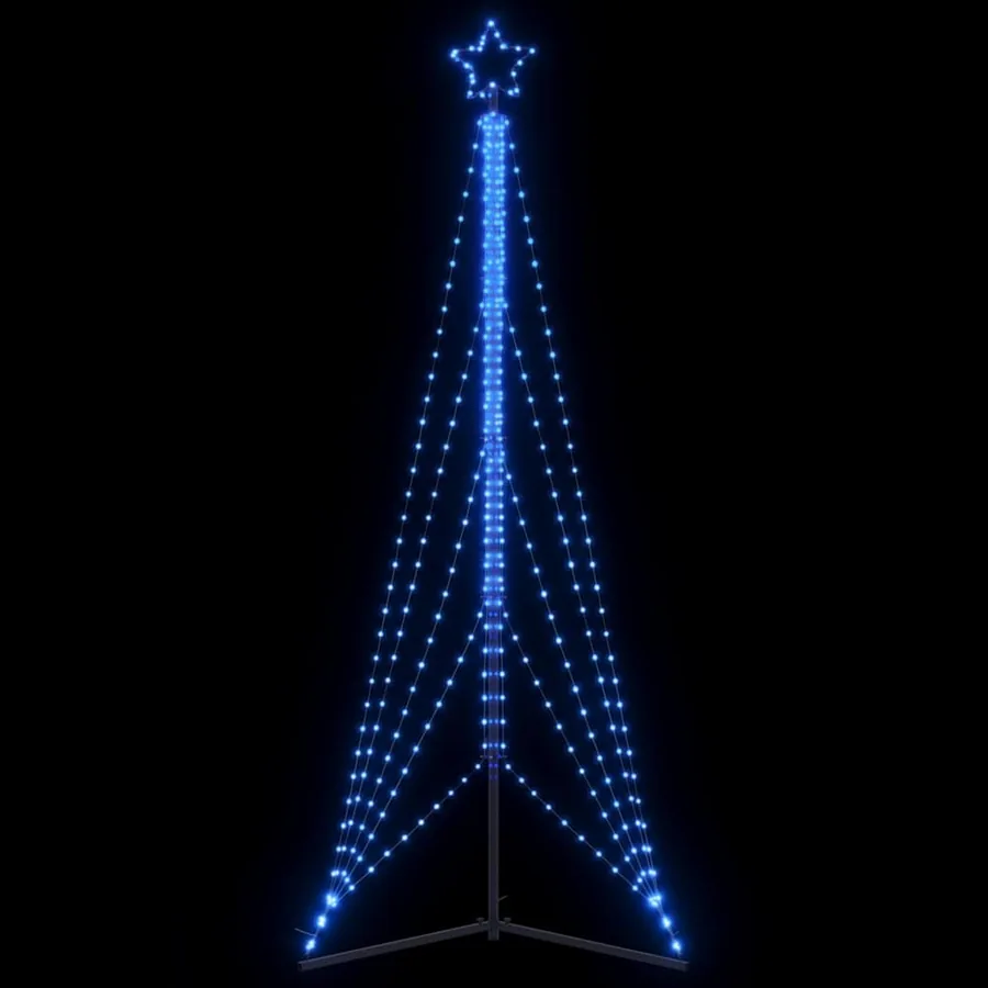 Sapin de Noël à LED 525 LED bleu 302 cm