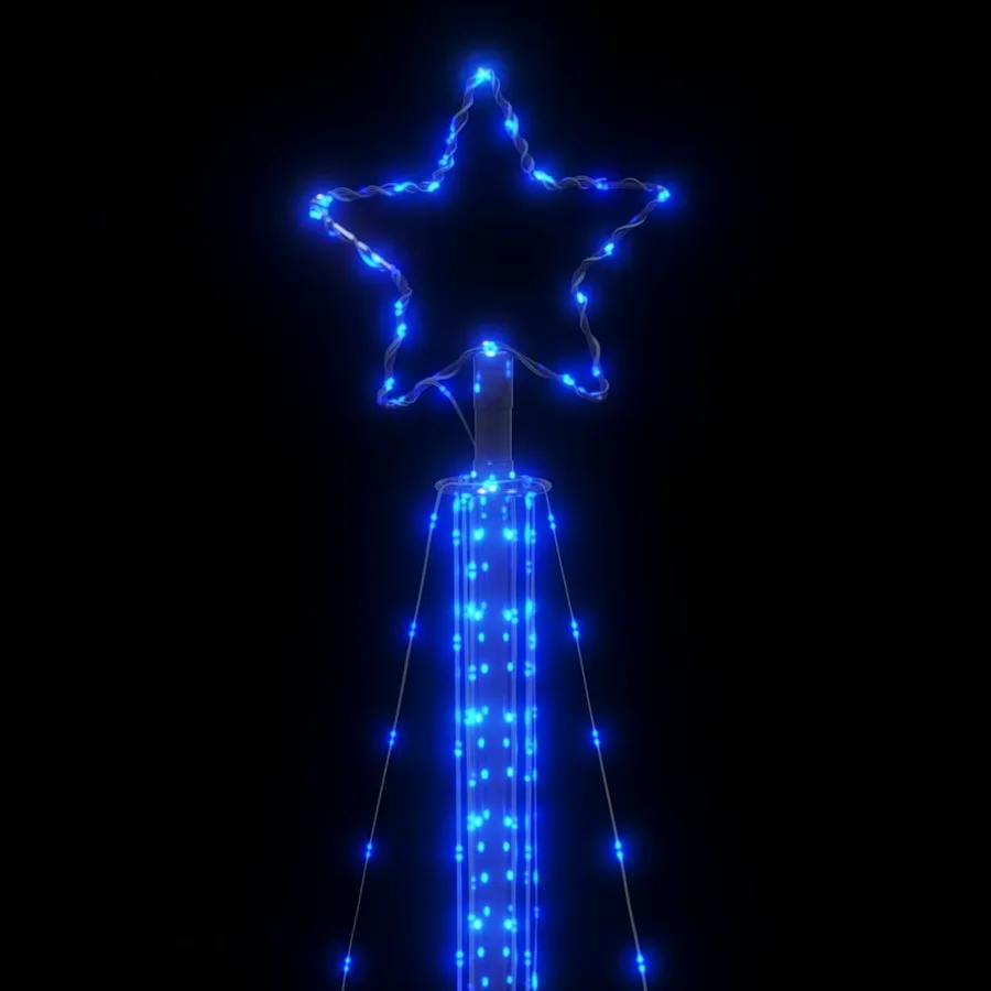 Sapin de Noël à LED 525 LED bleu 302 cm - 10