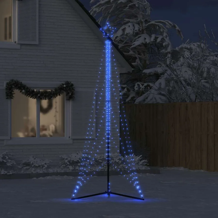 Sapin de Noël à LED 525 LED bleu 302 cm - 3