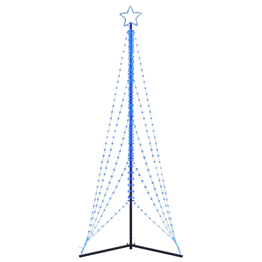 Sapin de Noël à LED 525 LED bleu 302 cm - 6