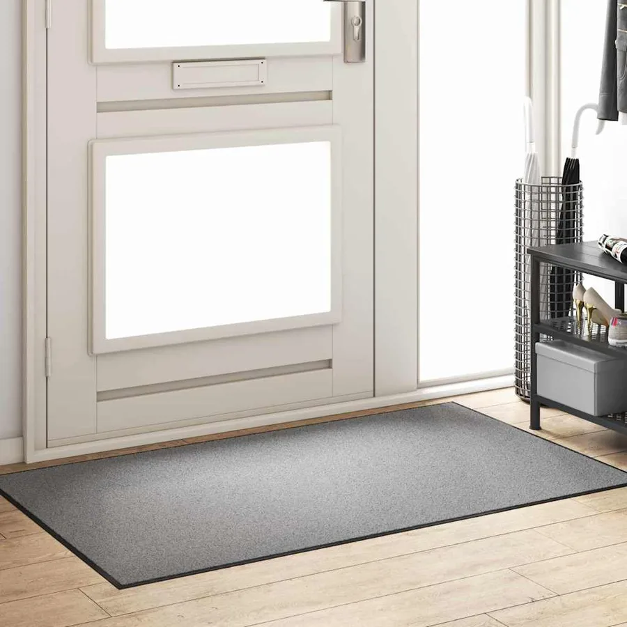 Tapis d'entrée Gris et Noir 90 x 150 cm 100% Polyamide - 3